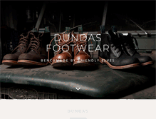Tablet Screenshot of dundasfootwear.com